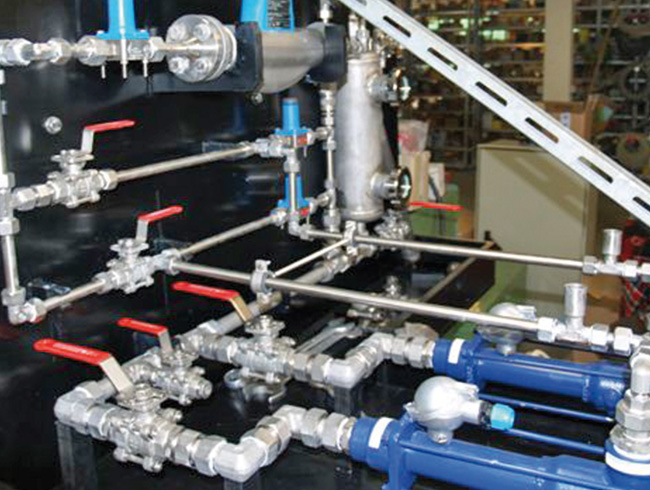 Dosing system for purification plants