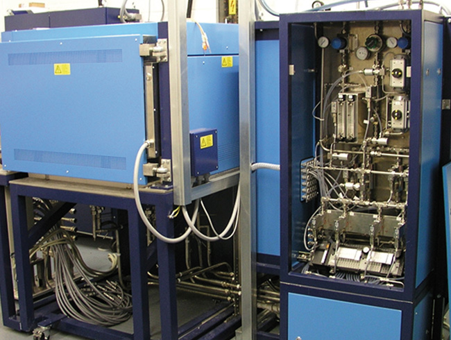 Testbed for high-temperature fuel cells