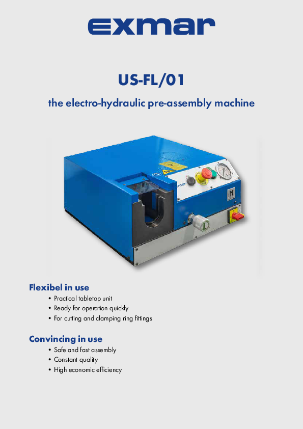 Flyer pre-assembly machine US-FL