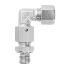 Adjustable male adaptor elbow fittings with taper and O-ring 