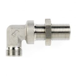 Bulkhead elbow connectors 